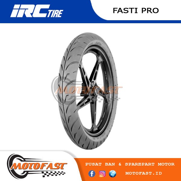 BAN MOTOR IRC RACING TUBELESS 80/80-14 FASTI PRO MIO (UP SIZE), BEAT