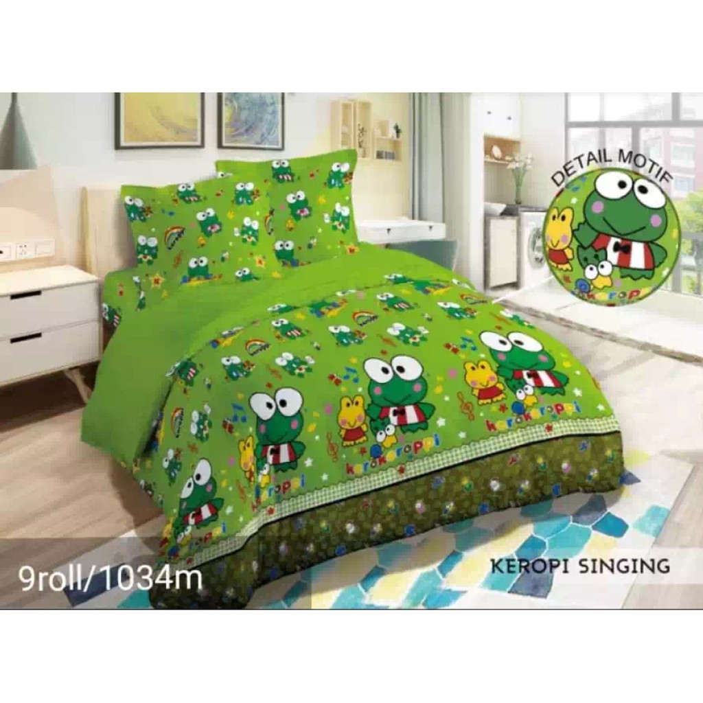 SEPREI KEROPPY KARAKTER TERLARIS / TERMURAH /  UK 160X200