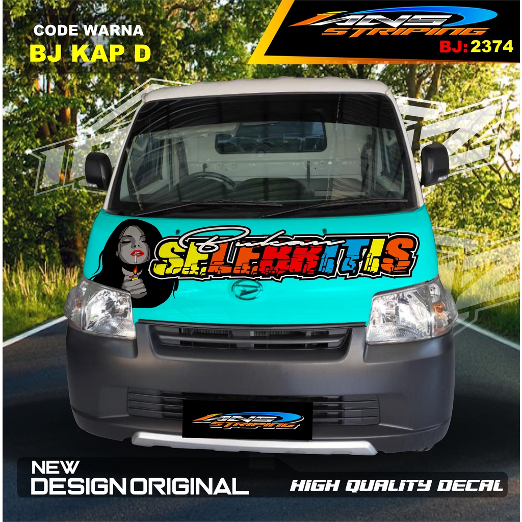 STIKER VARIASI KABIN DEPAN MOBIL GRANMAX PICK UP / VARIASI STIKER KABIN DEPAN PICK UP / DECAL STIKER KABIN CARRY PICK UP L300 DLL