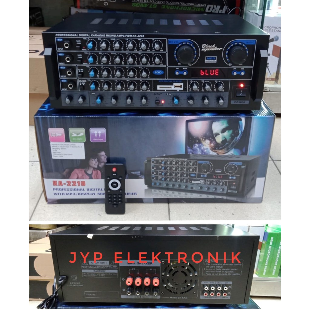 Amplifier Black Spider KA 2210 / KA2210 / KA-2210