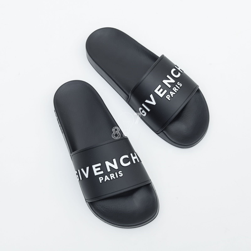 Given. Sandals Black White