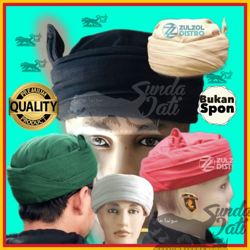 peci kopiah perpaduan iket candra sumirat sunda jawa