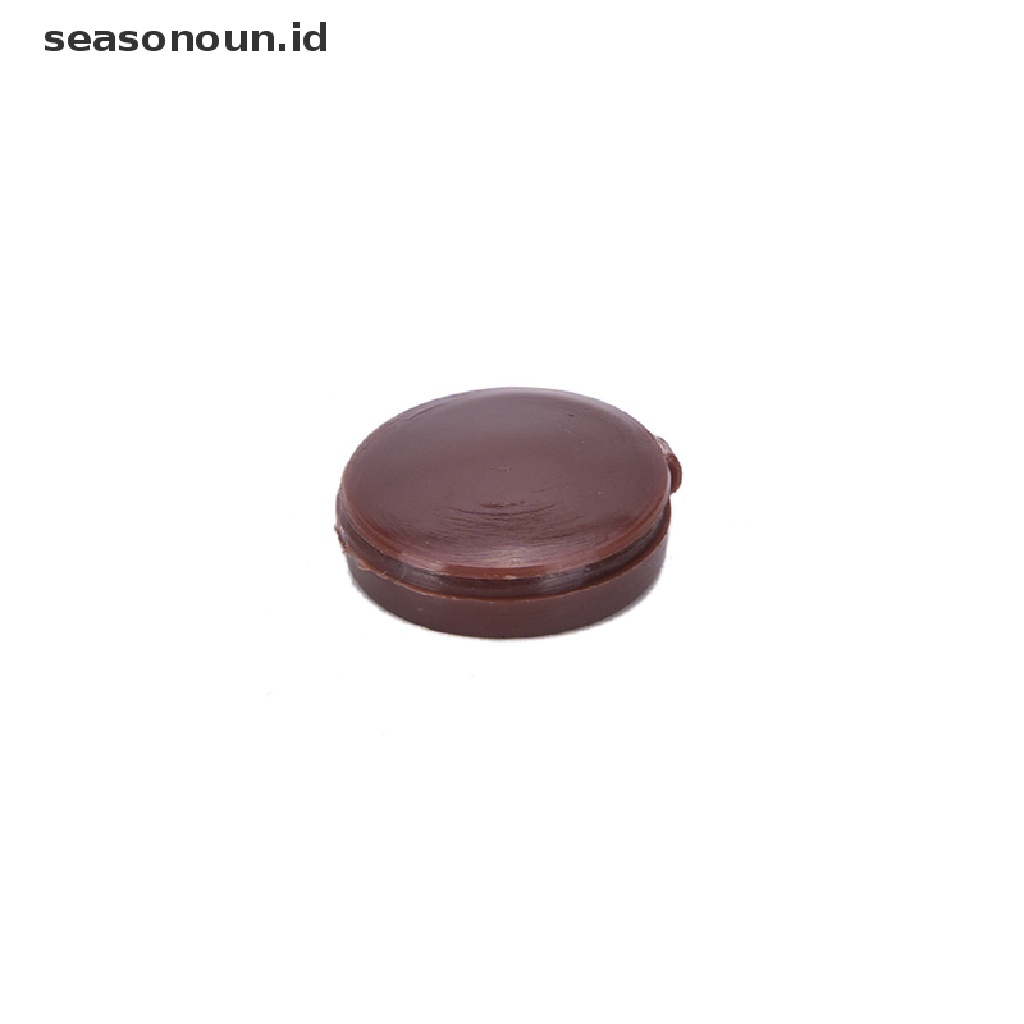 【seasonoun】 10pcs Hinged Plastic Screw Cover Fold Snap Caps For Car Home Furniture Decor, .