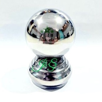 MAHKOTA BOLA (DUDUKAN 2½&quot; + BOLA 3&quot; INCH + BAUT) STAINLESS STEEL