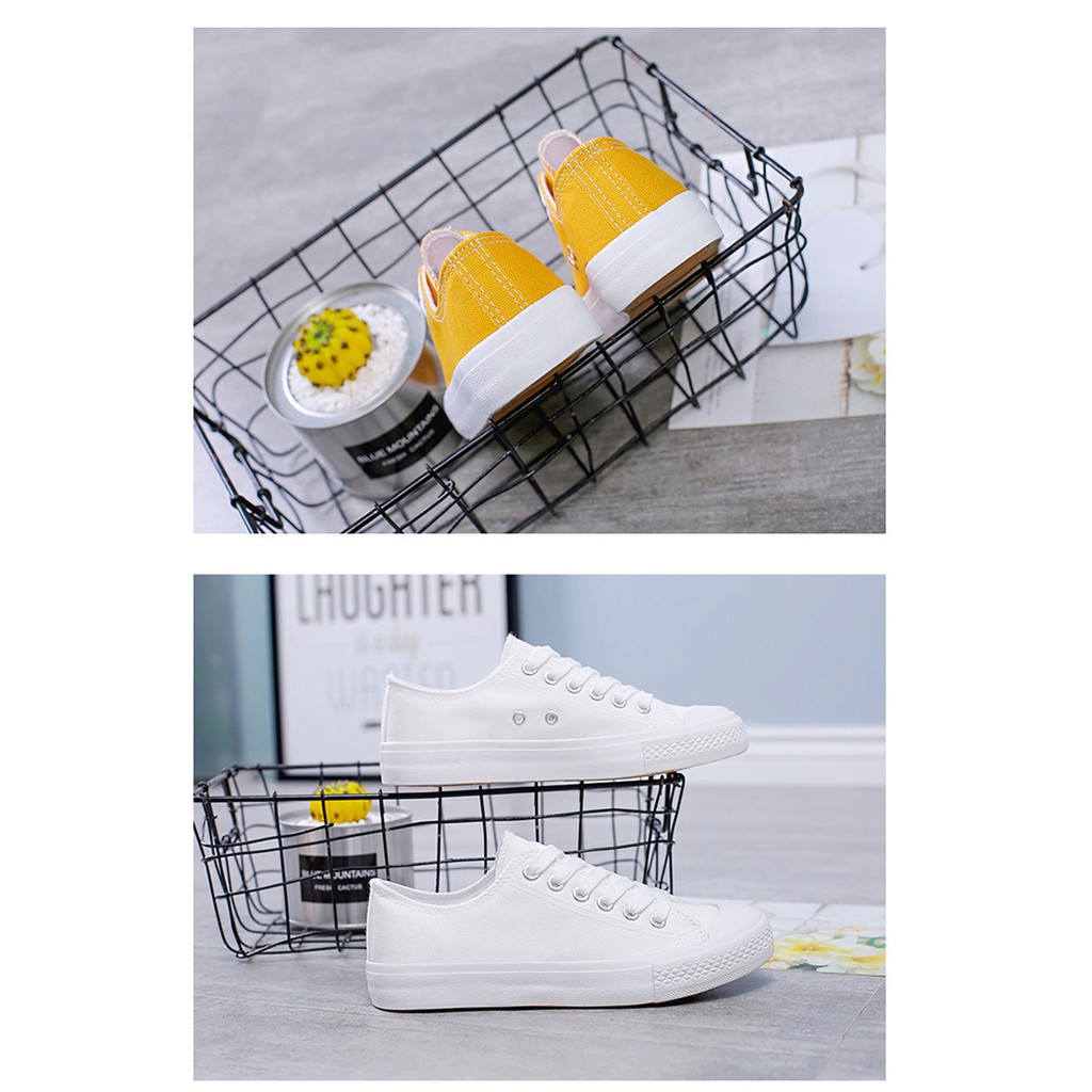 Kano style 35000 candy color all-match sepatu kanvas wanita Korea