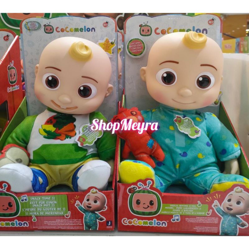 Boneka Cocomelon Snack Time / Bedtime Doll / Mainan Boneka Anak Original