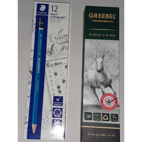 

pensil 2B staedler/ greebel