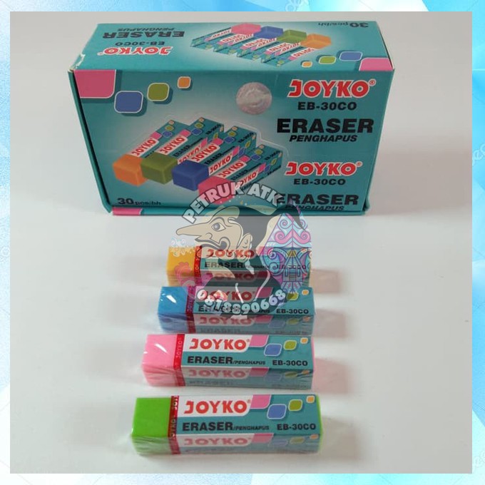 

[PCS] PENGHAPUS PENSIL JOYKO EB-30CO WARNA