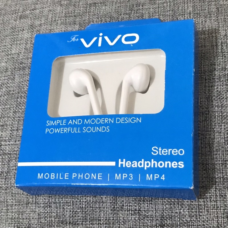 HEADSET R11 ORIGINAL VIVO 3.5mm JACK HEADPHONE