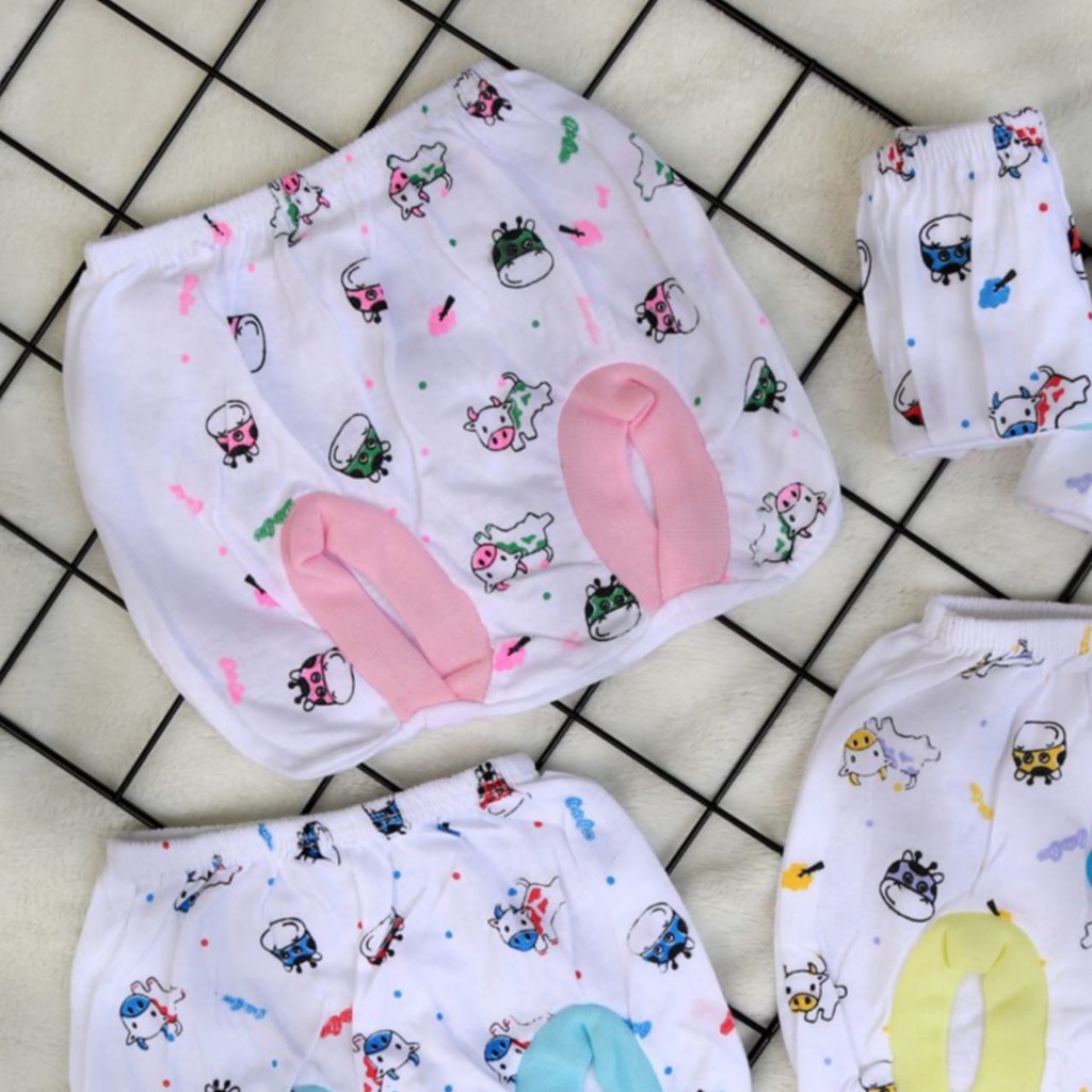 3 Pcs Celana Bayi Pop Happy Time/Lucky Time SNI - Celana Pop Bayi Baru Lahir (Newborn) - Setengah Lusin Celana Bayi Murah