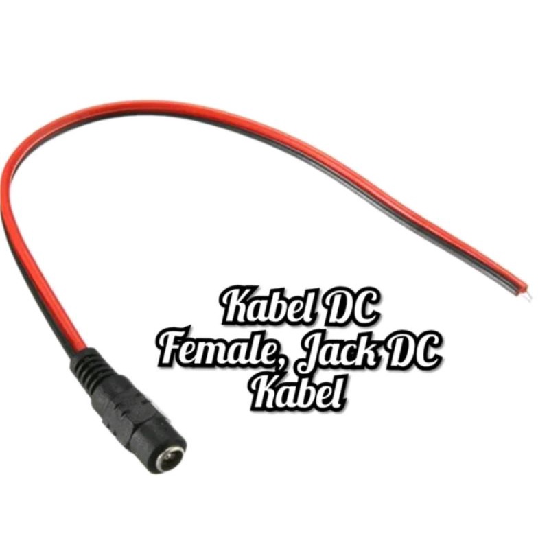 Kabel jack dc famale/jack dc cewek per 5pc