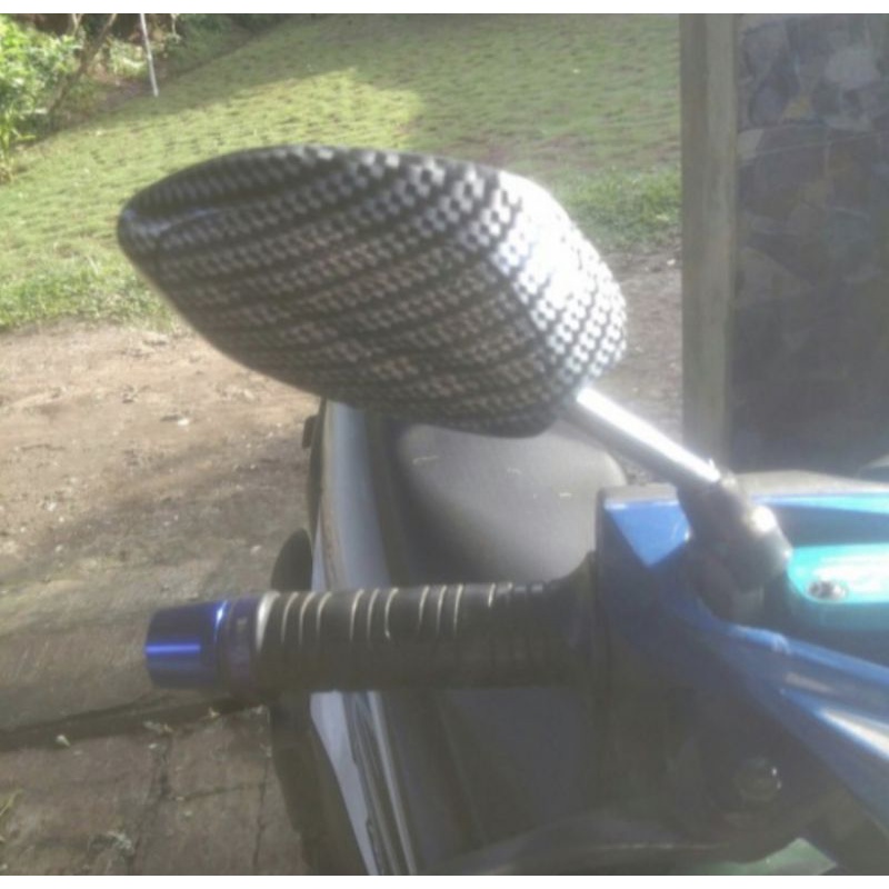 Spion Carbon Honda Tangkai Pendek Mini Universal All Honda Beat Vario ADV PCX Scoopy