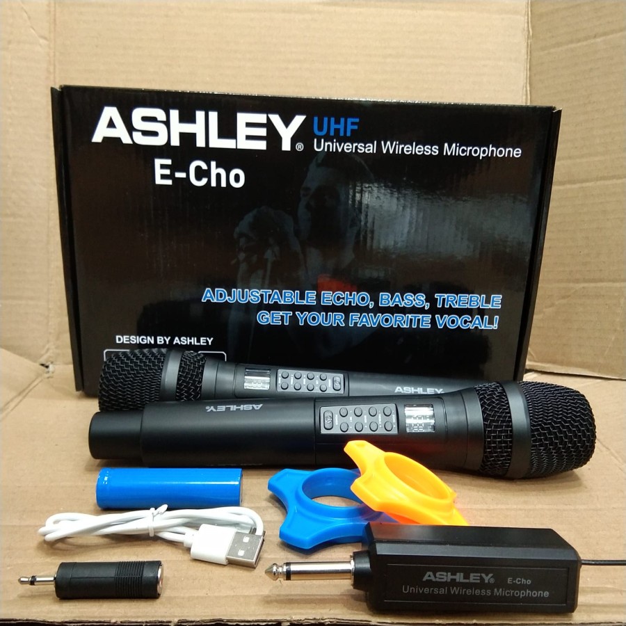 mic wireless ashley E cho mic ashley echo original mic pegang pegang