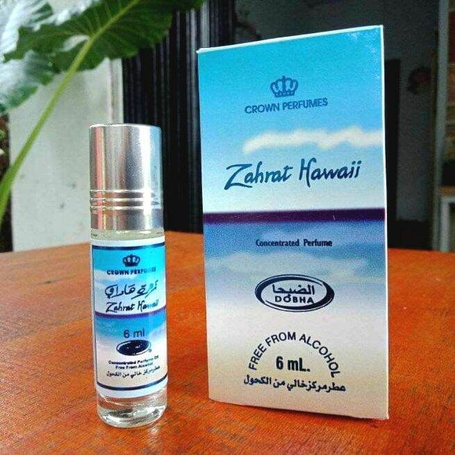 ZAHRAT HAWAI Parfum DOBHA 6ml Minyak Wangi Roll On Non Alkohol