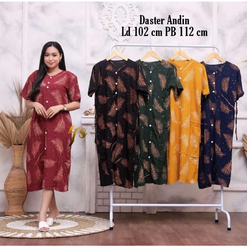 SALE Daster Busui Ld 102 Matt Rayon Bisa COD / Daster Andin Motif Terbaru / Daster Andin Ikatan Cinta