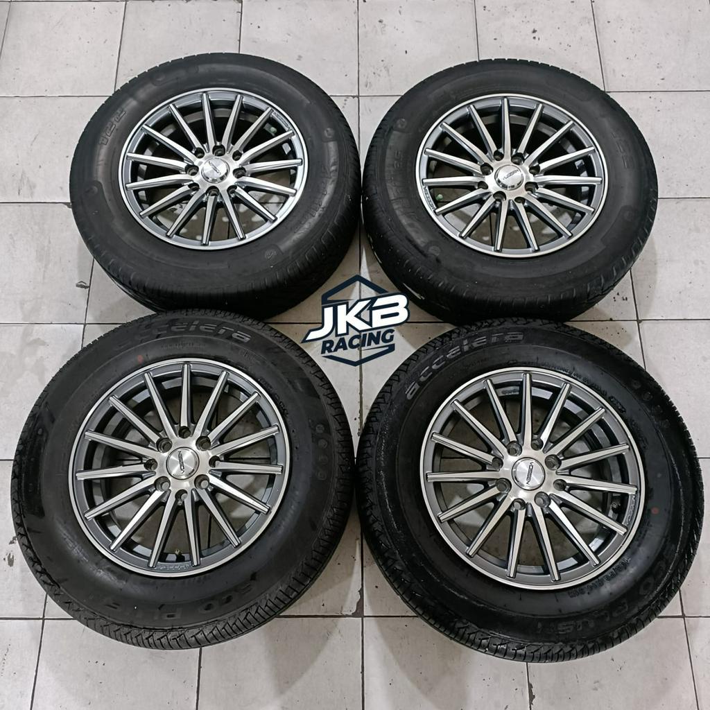 Velg Bekas Copotan Mobil Model Voosen RIng 14 + Ban 2 PCS 185 70 R14