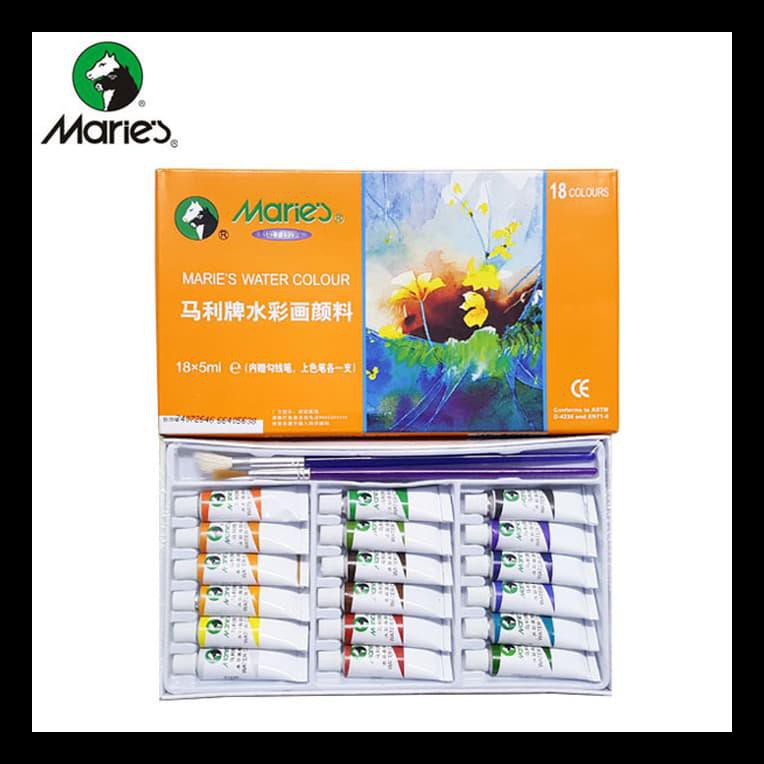 

TERBARU CAT AIR MARIES WATERCOLOR SET 18 - E1327 PERALATAN MELUKIS TERMURAH DAN TERBARU