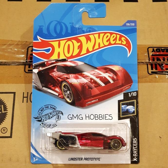 Lindster Prototype Merah Hotwheels Hot Wheels Diecast Mobil