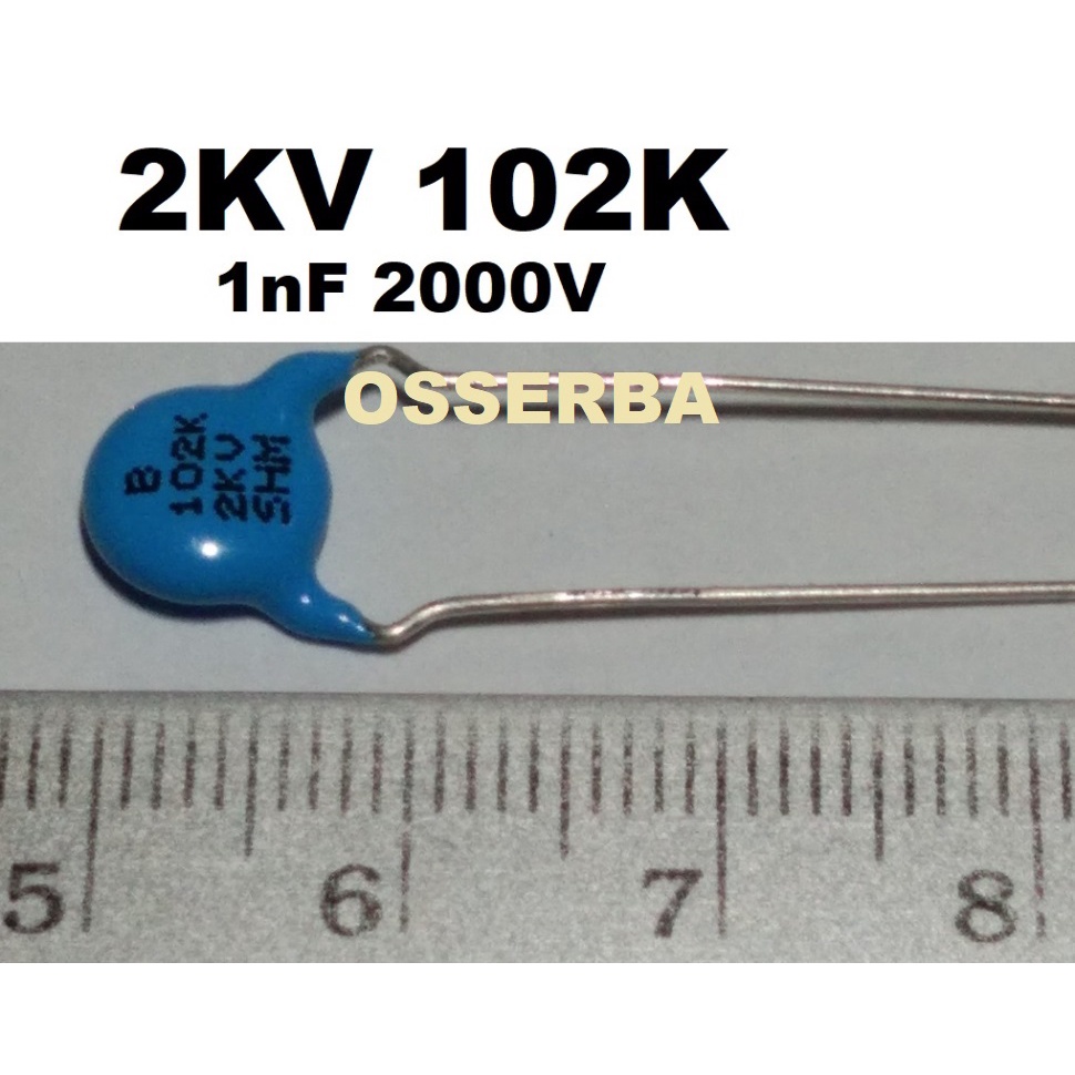 2kv 220pf 470pf 560pf 680pf 1nf 221K 471K 561K 681K 102K 221 471 561 681 102 Ceramic Film Capacitor