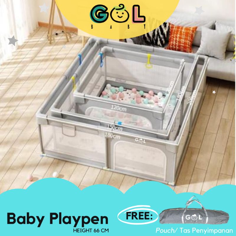 baby playpen Kolam Mandi Bola Anak keranjang mandi bola Pagar Anak Keselamatan Barrier bumper