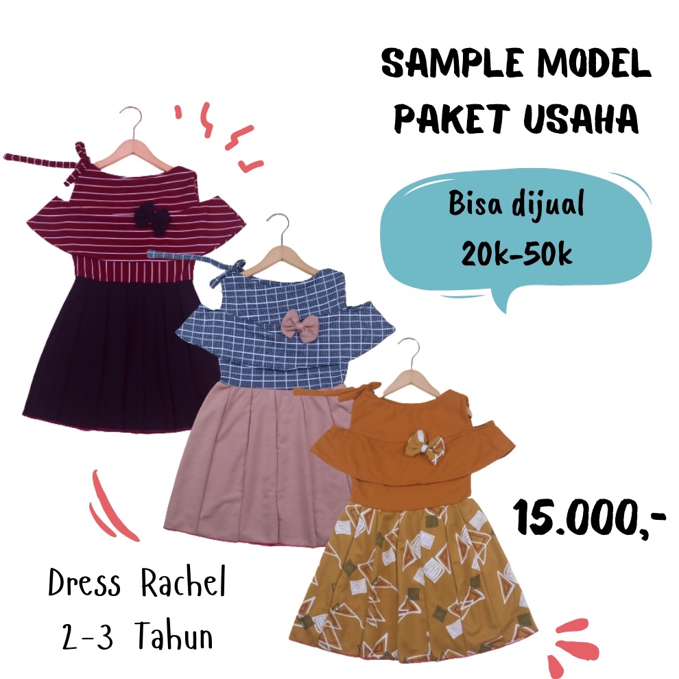MZ PAKET USAHA Mix Size ISI 24 PCS - ANAK cewek - Baju Anak Cewek Murah Pakaian Bayi Grosir Konveksi