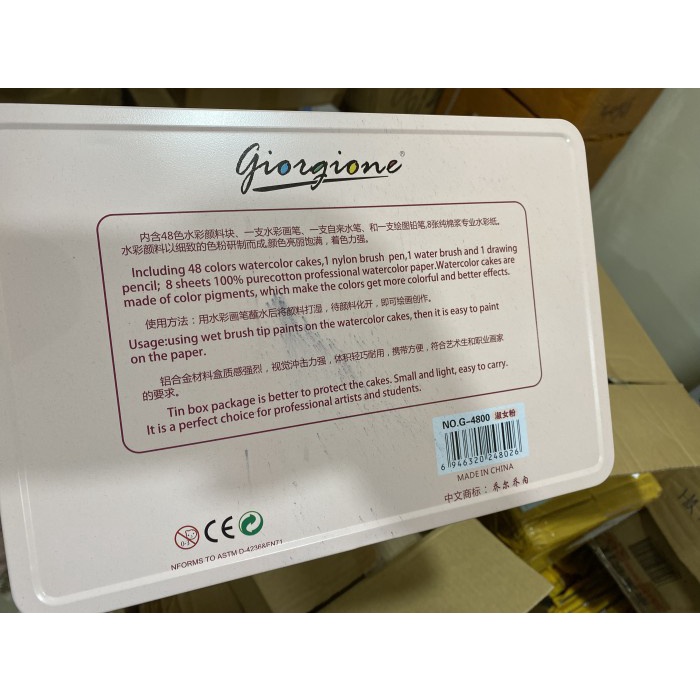 

Produk Terbaru G-4800 Giorgione Water Color Paint Set 48 Warna Cat Air Kuas Lukis