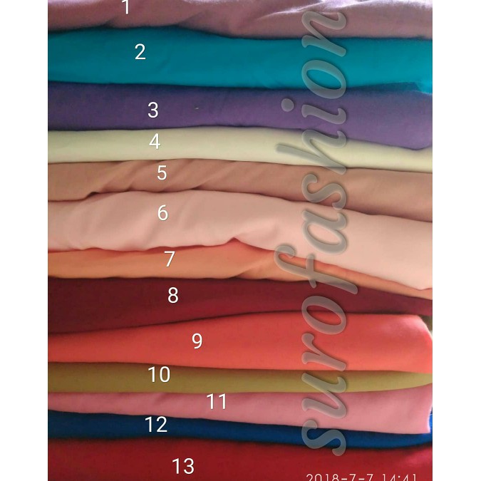 Terbaru KAIN RAYON POLOS HARGA SETENGAH METER   Merah Muda Diskon