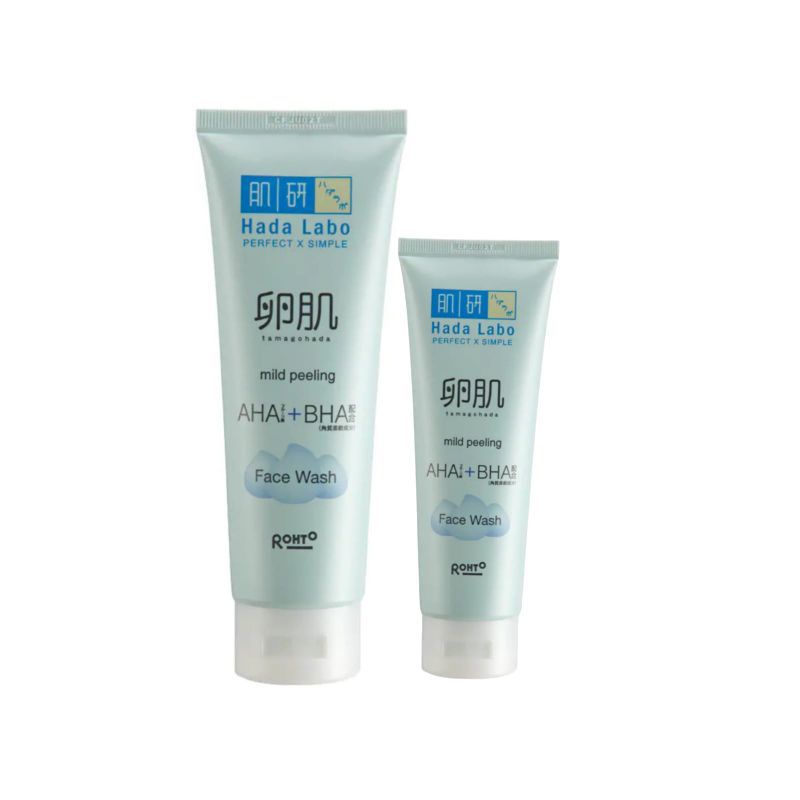 HADA LABO Mild Peeling AHA + BHA Face Wash