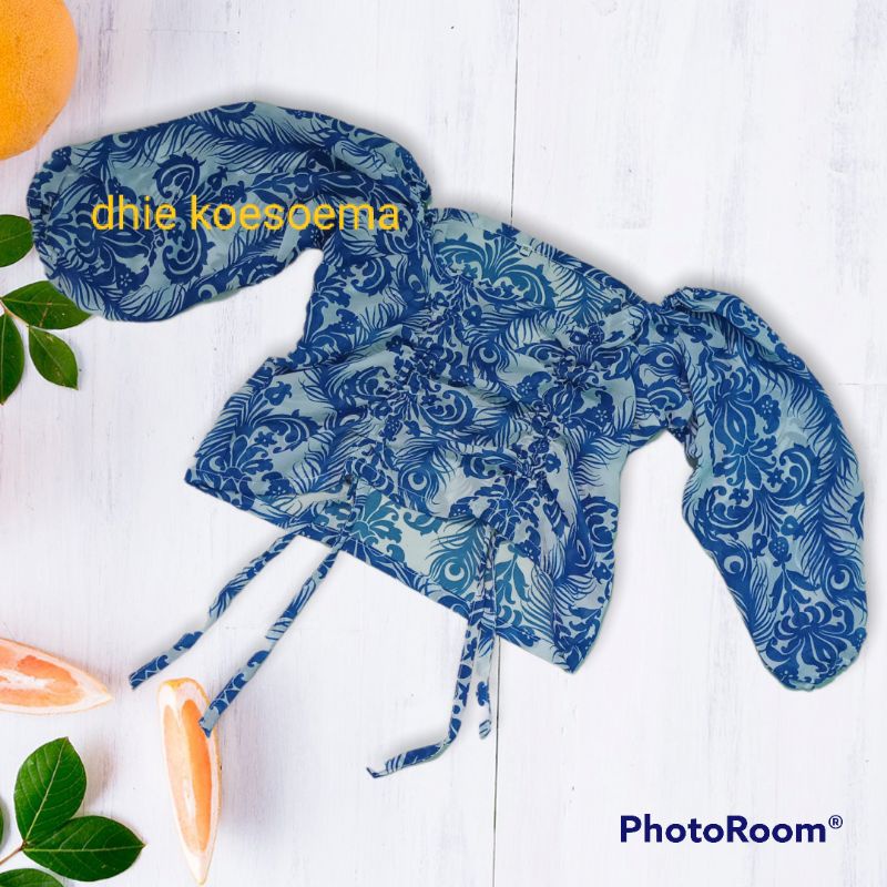 crop top korea lengan panjang