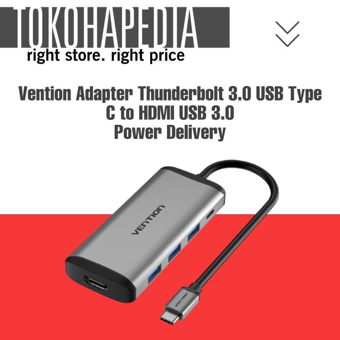 ADAPTER TYPE C TO HDMI USB 3.0 FOR MACBOOK / IPAD PRO | Shopee Indonesia