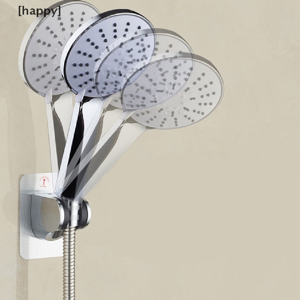 Stiker Bracket Holder Kepala Shower Tanpa Pengeboran Dapat Disesuaikan Untuk Kamar Mandi