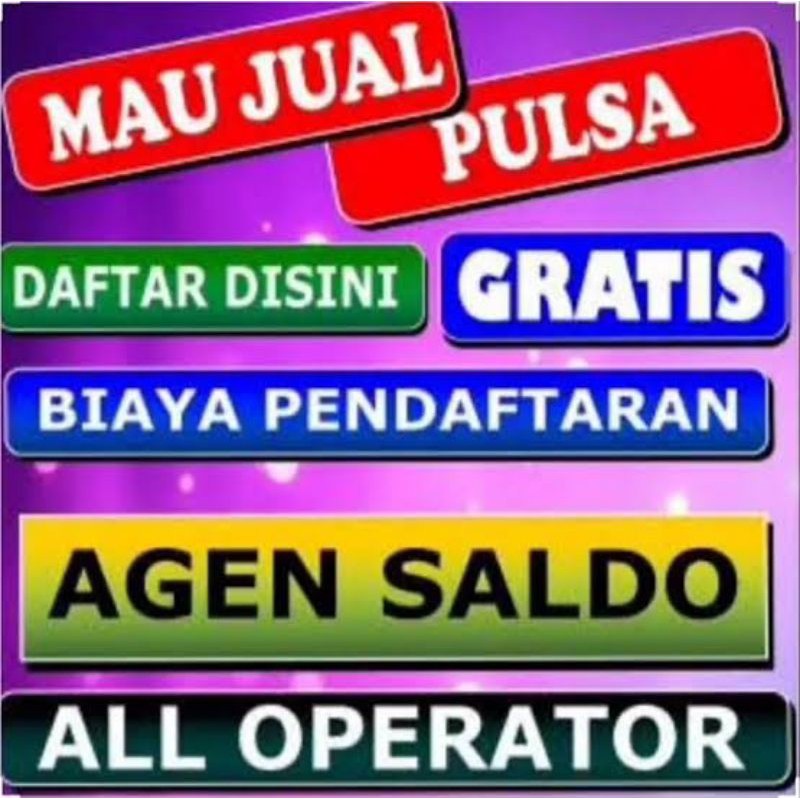 Gratis Pendaftaran jual pulsa murah/jualan pulsa termurah