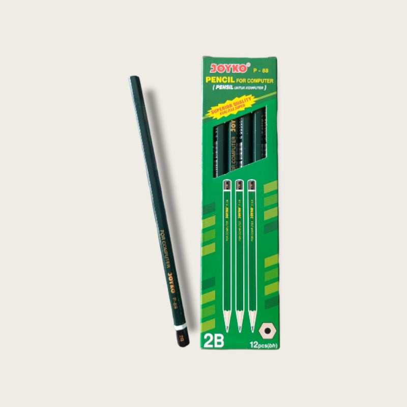 

JOYKO Pencil/Pensil untuk Komputer (2B) 1 Pack @12 biji