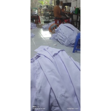 jaslab putih osfot lengan panjang