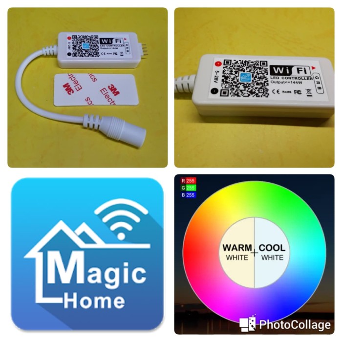 WIFI RGB LED CONTROLLER / PENGATUR CAHAYA LED RGB VIA WIFI