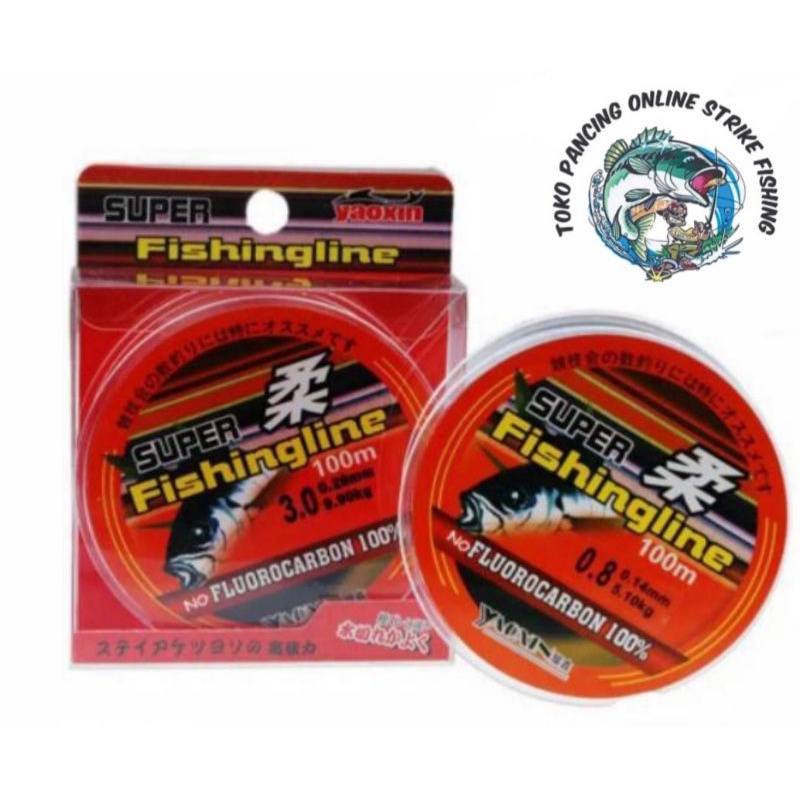 Senar Super Fishingline yaoxim fluorocarbon 100%