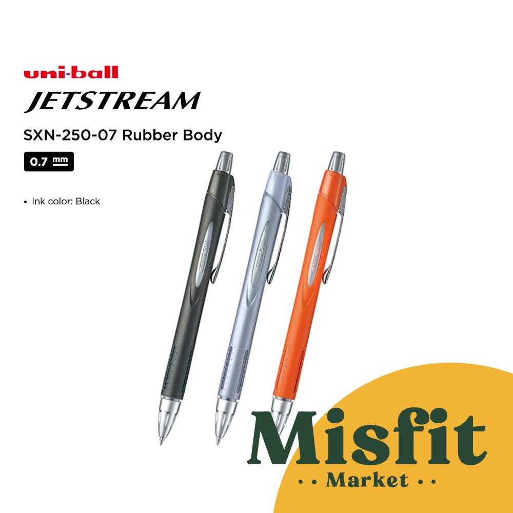 

Uni Ball JETSTREAM SXN-250-07 Rubber Body 0.7 mm Ballpoint Pen Pulpen Uniball