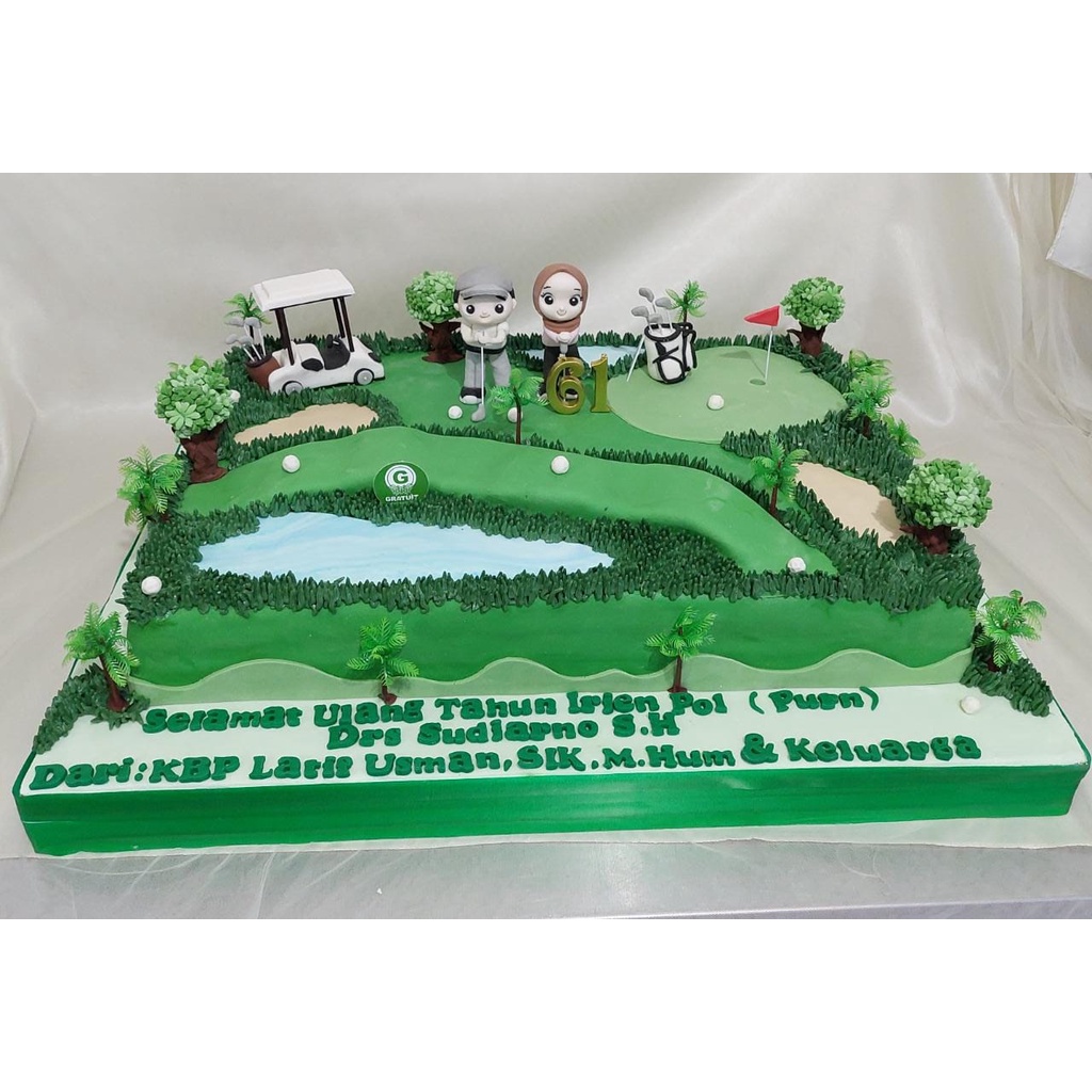 Jual KUE ULANG TAHUN TEMA GOLF UK 40 X 60 CM | Shopee Indonesia