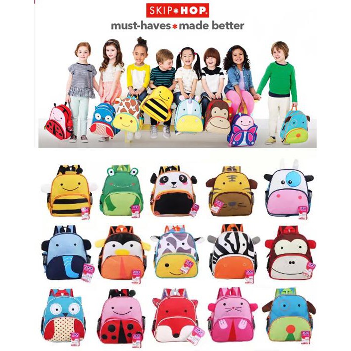 tas ransel  anak anak dengan motif lucu / tas anak