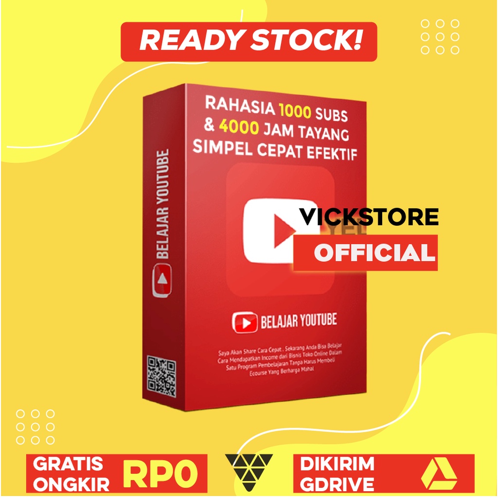 BELAJAR YOUTUBE - RAHASIA Mendapatkan 1000 SUBSCRIBER dan 4000 JAM TAYANG dengan CEPAT