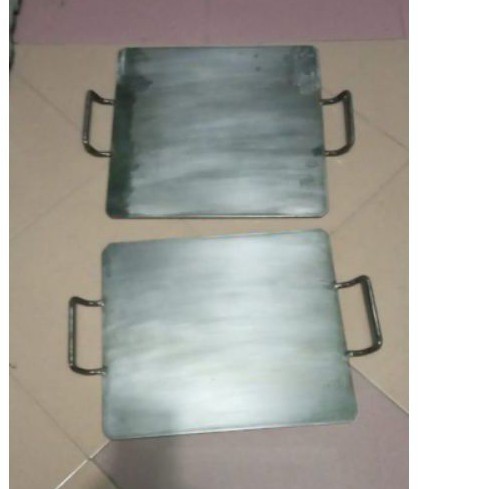 panggangan/wajan roti bakar tebal 4 mm ukuran 30 x 40 cm