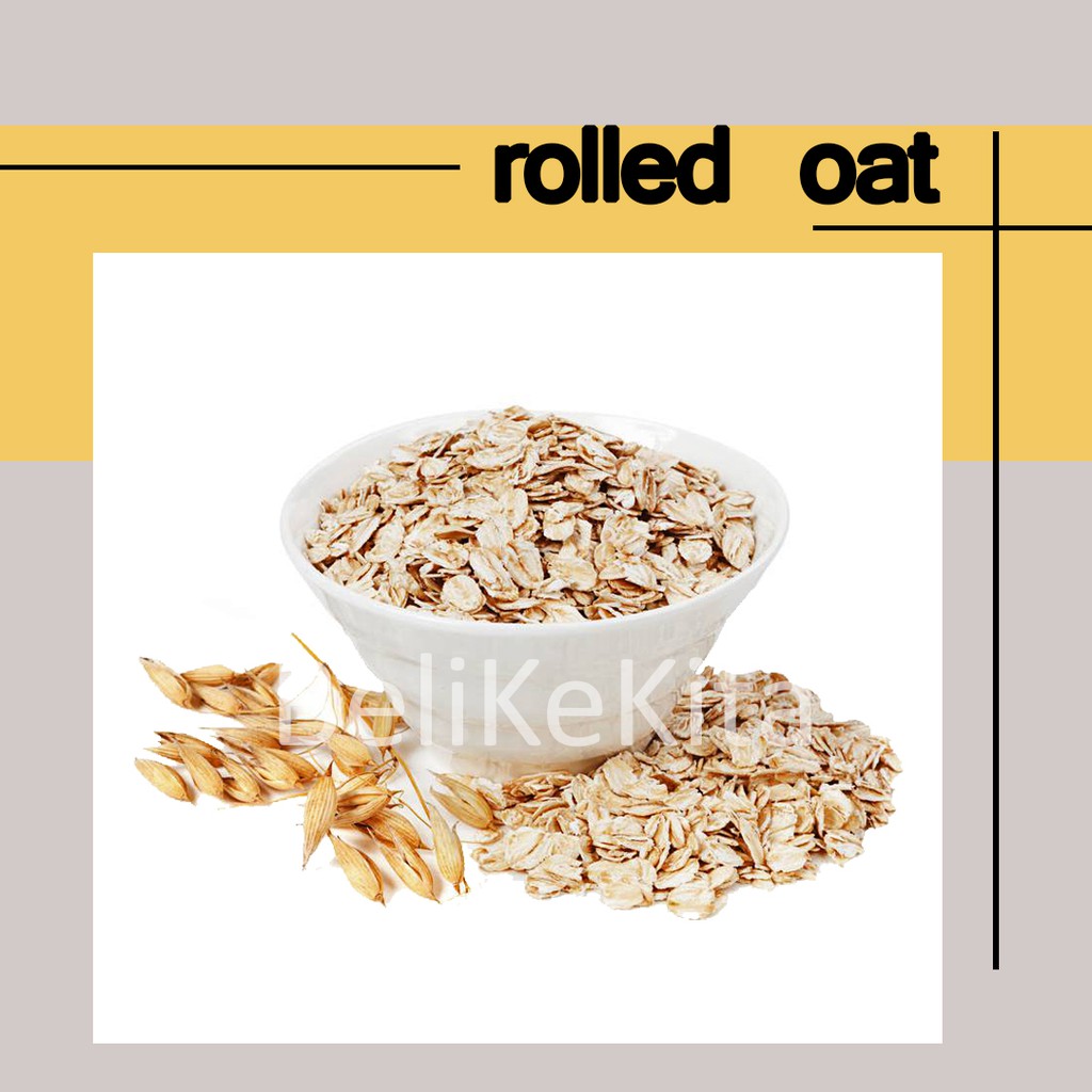 

ROLLED OAT 150GR - GANDUM UTUH GANDUM KASAR - ROLL OAT MPASI - FLASKES OAT CACAH - OVERNIGHT OAT