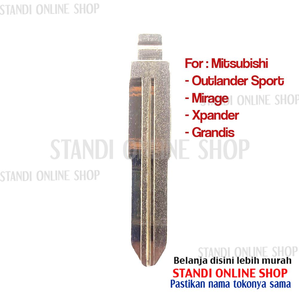 Batang Kunci Lipat Flip Key Anak Kunci Key Blade Mitsubishi MIT11