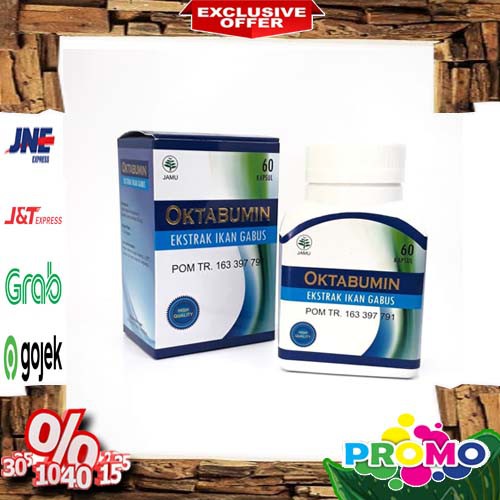 Kapsul oktabumin kapsul ektrak kutuk atau ikan gabus