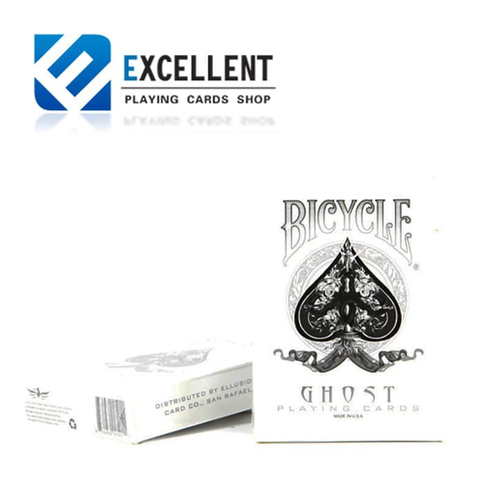 Bicycle White Ghost Deck Playing Card Import America