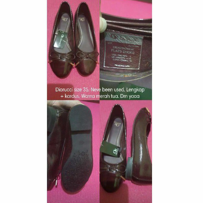 Diorucci Flat shoes (belum dipakai NEW) #flatshoes #diorrucci #new #staccato #diorruciflatshoes