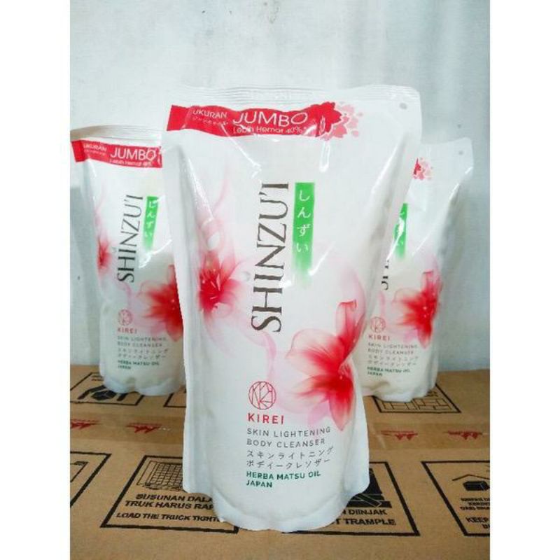 Shinzui Body Cleanser Kirei Sabun Mandi Cair Refill JUMBO 800 ml ~ 100% Original