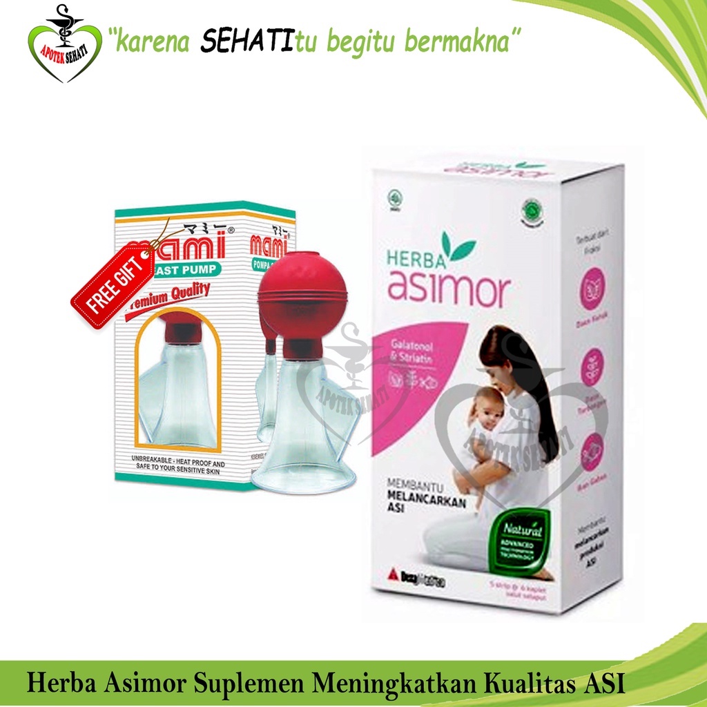 Herba Asimor 30 Kaplet Ekstrak Daun Katuk Asi Booster Pelancar Susu Ibu