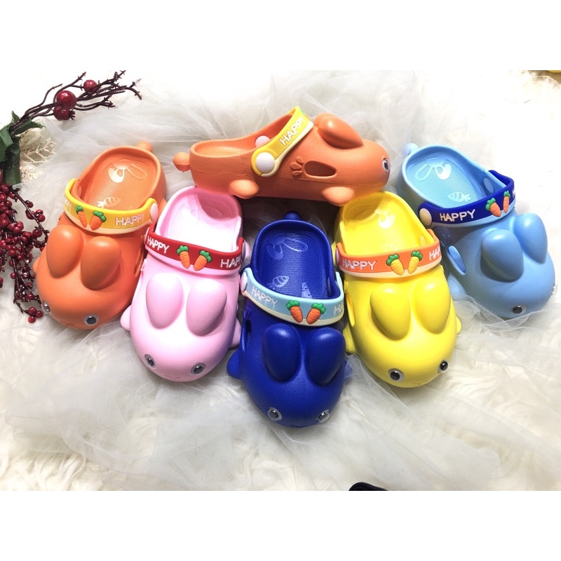 Sandal Anak Jelly Kelinci Import Size 21-25 Untuk 1-3 Tahun Laluna K35