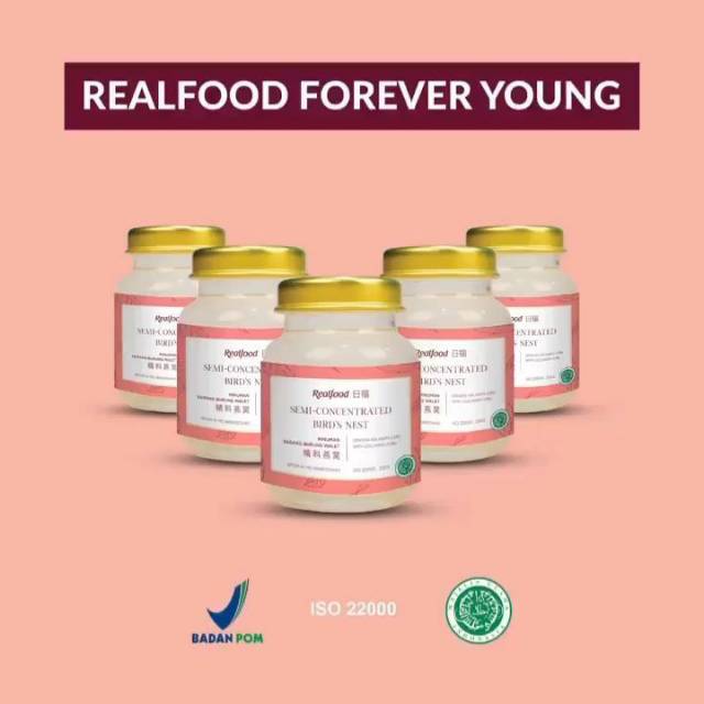 REALFOOD FOREVER YOUNG. MINUMAN SARANG BURUNG WALET ASLI